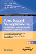 Cover: Future Data and Security Engineering. Big Data, Security and Privacy, Smart City and Industry 4.0 Applications - Springer Nature Switzerland AG
