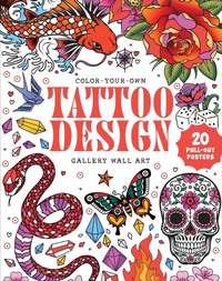 Enlarge image Cover: Tattoo Design: Coloring Book - Lake Press