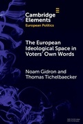 Cover: The European Ideological Space in Voters' Own Words - Cambridge University Press