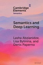 Cover: Semantics and Deep Learning - Cambridge University Press