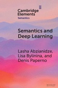 Cover: Semantics and Deep Learning - Cambridge University Press