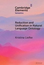 Cover: Reduction and Unification in Natural Language Ontology - Cambridge University Press