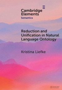 Enlarge image Cover: Reduction and Unification in Natural Language Ontology - Cambridge University Press