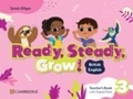 Cover: Ready, Steady, Grow! Level 3 Teacher's Book with Digital Pack British English - Cambridge University Press