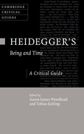 Cover: Heidegger's Being and Time - Cambridge University Press