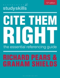 Enlarge image Cover: Cite Them Right - Bloomsbury Academic