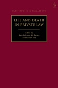 Abbildung von: Life and Death in Private Law - Hart Publishing
