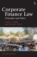Cover: Corporate Finance Law - Hart Publishing