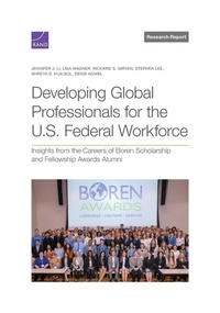 Enlarge image Cover: Developing Global Professionals for the U.S. Federal Workforce - RAND Corporation