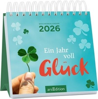 Abbildung von: Mini-Wochenkalender Ein Jahr voll Glück 2026 - arsEdition