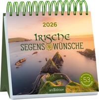 Abbildung von: Postkartenkalender Irische Segenswünsche 2026 - arsEdition