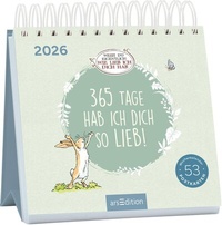 Abbildung von: Postkartenkalender Weißt du eigentlich, wie lieb ich dich hab? 2026 - arsEdition