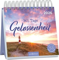 Abbildung von: Postkartenkalender 365 Tage Gelassenheit 2026 - arsEdition