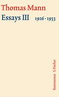 Cover: Essays III 1926-1933 - S. Fischer