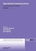 Cover: Specialized Communication - De Gruyter Mouton