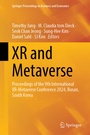 Cover: XR and Metaverse - Springer