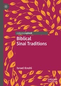 Cover: Biblical Sinai traditions - Palgrave Macmillan