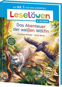 Abbildung von: Leselöwen 2. Klasse - Das geheime Leben der Tiere - Das Abenteuer der weißen Wölfin - Loewe