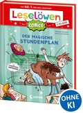 Cover: Lesel&ouml;wen Comics 1. Klasse - Der magische Stundenplan - Loewe