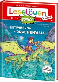 Abbildung von: Leselöwen Comics 1. Klasse - Entführung im Drachenwald - Loewe