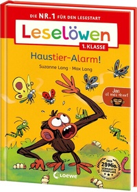 Abbildung von: Leselöwen 1. Klasse - Jim ist mies drauf - Haustier-Alarm! - Loewe