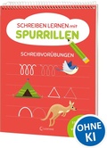 Cover: Schreiben lernen mit Spurrillen - Schreibvor&uuml;bungen - Loewe