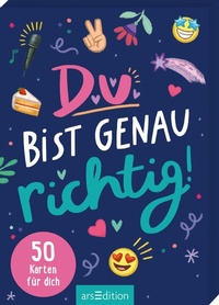 Abbildung von: Du bist genau richtig! - 50 Karten für dich - arsEdition