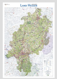 Abbildung von: Land Hessen auf einen Blick! - Bundesamt f. Kartographie u. Geodäsie