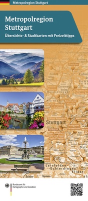 Abbildung von: Metropolregion Stuttgart - Bundesamt f. Kartographie u. Geodäsie