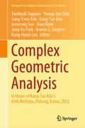 Cover: Complex Geometric Analysis - Springer