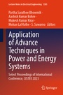 Cover: Application of Advance Techniques in Power and Energy Systems - Springer
