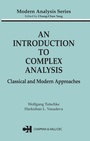 Cover: An Introduction to Complex Analysis - Chapman and Hall