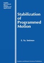 Cover: Stabilization of Programmed Motion - CRC Press