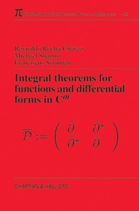 Enlarge image Cover: Integral Theorems for Functions and Differential Forms in C(m) - Chapman and Hall