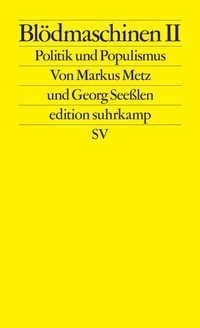 Abbildung von: Blödmaschinen II - Suhrkamp
