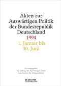 Cover: Akten zur Ausw&auml;rtigen Politik der Bundesrepublik Deutschland 1994 - De Gruyter Oldenbourg