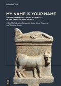 Cover: My Name is Your Name - De Gruyter