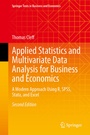 Cover: Applied Statistics and Multivariate Data Analysis for Business and Economics - Springer