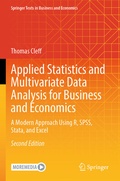 Cover: Applied Statistics and Multivariate Data Analysis for Business and Economics - Springer