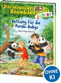 Cover: Das magische Baumhaus junior (Band 41) - Rettung f&uuml;r die Panda-Babys - Loewe