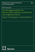 Abbildung von: Der Managementplan für Natura 2000-Gebiete im deutschen und englischen Recht - Nomos