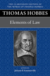 Abbildung von: Thomas Hobbes: Elements of Law - OUP eBook