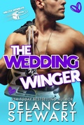 Cover: The Wedding Winger (Wilcox Wombats Hockey, #1) - Delancey Stewart