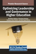 Cover: Optimizing Leadership and Governance in Higher Education - IGI Global