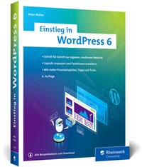 Abbildung von: Einstieg in WordPress 6 - Rheinwerk