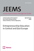 Cover: Entrepreneurship Education in Central and East Europe - Nomos
