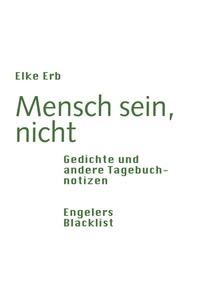 Enlarge image Cover: Mensch sein, nicht - Urs Engeler