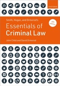 Cover: Smith, Hogan, and Ormerod's Essentials of Criminal Law - Oxford University Press