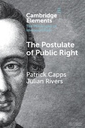 Cover: The Postulate of Public Right - Cambridge University Press