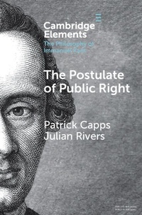 Enlarge image Cover: The Postulate of Public Right - Cambridge University Press